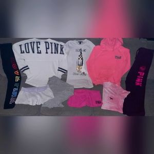 PINK BY VICTORIAS SECRET LOT ALL SIZE SMALL